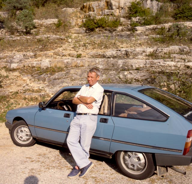 Dad and the Citroen