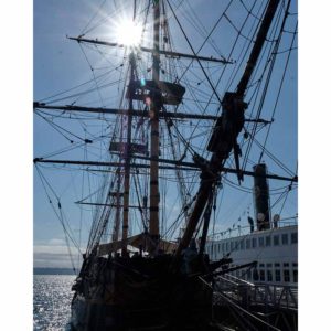 Maritime Museum with full rigged ship, San Diego