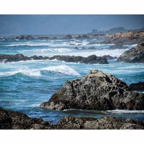 The coast, north of Mendicino