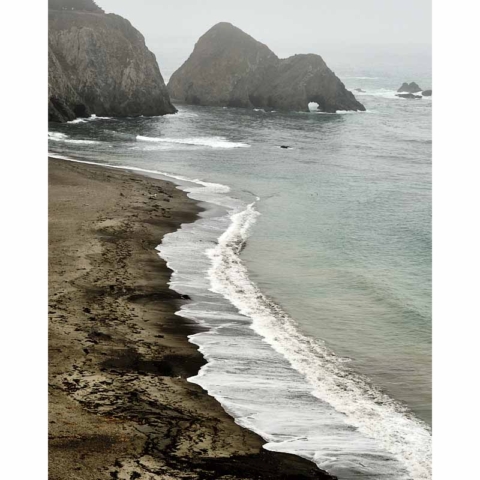 Foggy day at the beach, Elk, Ca.