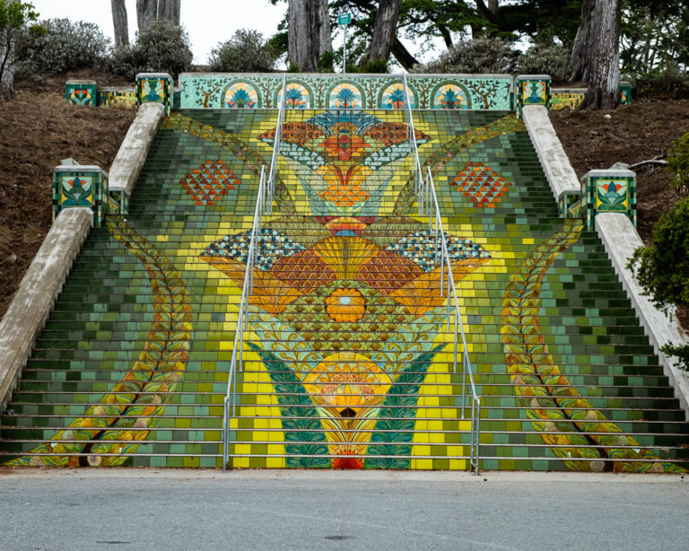 California St. stairs, near Land's End, San Francisco