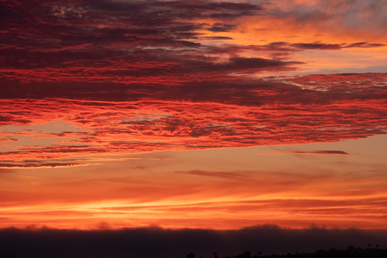 fog and sky and sunset, Laguna Niguel